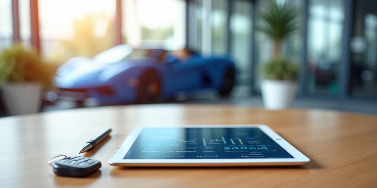 Vue d'un contrat de financement automobile sur un bureau moderne à Paris